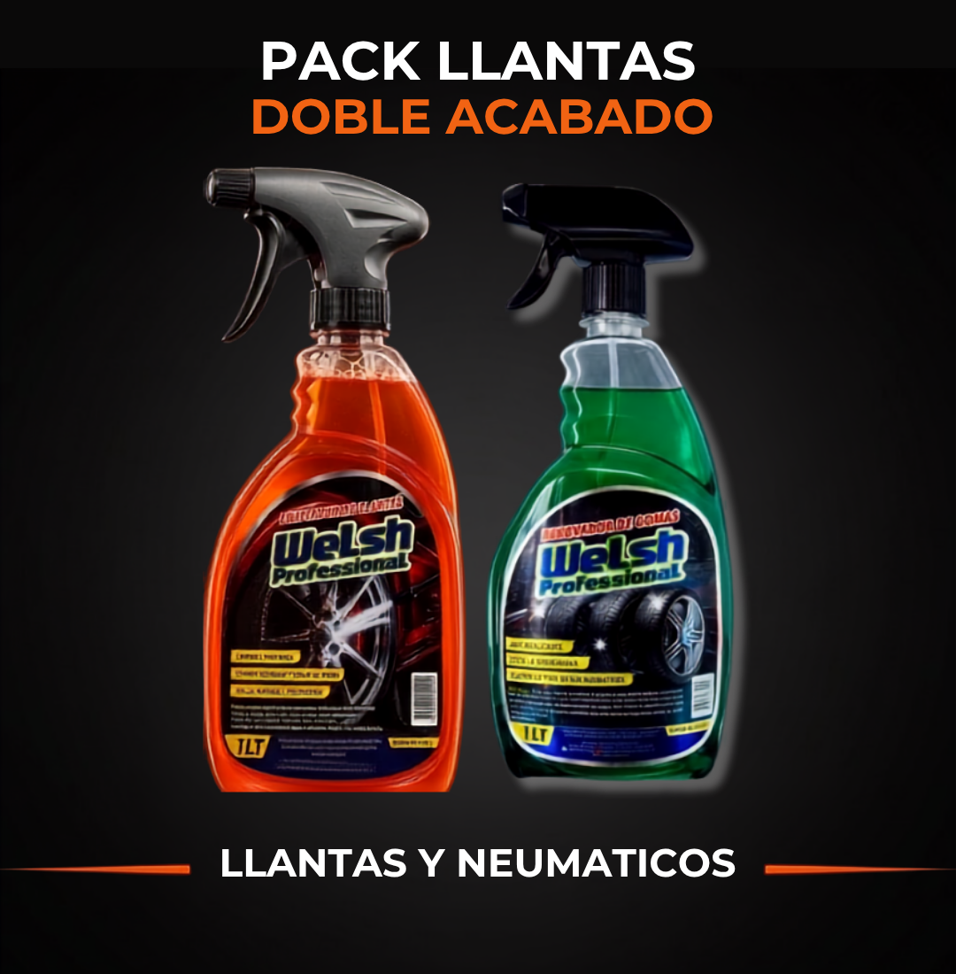 Limpiador de llantas todo en uno