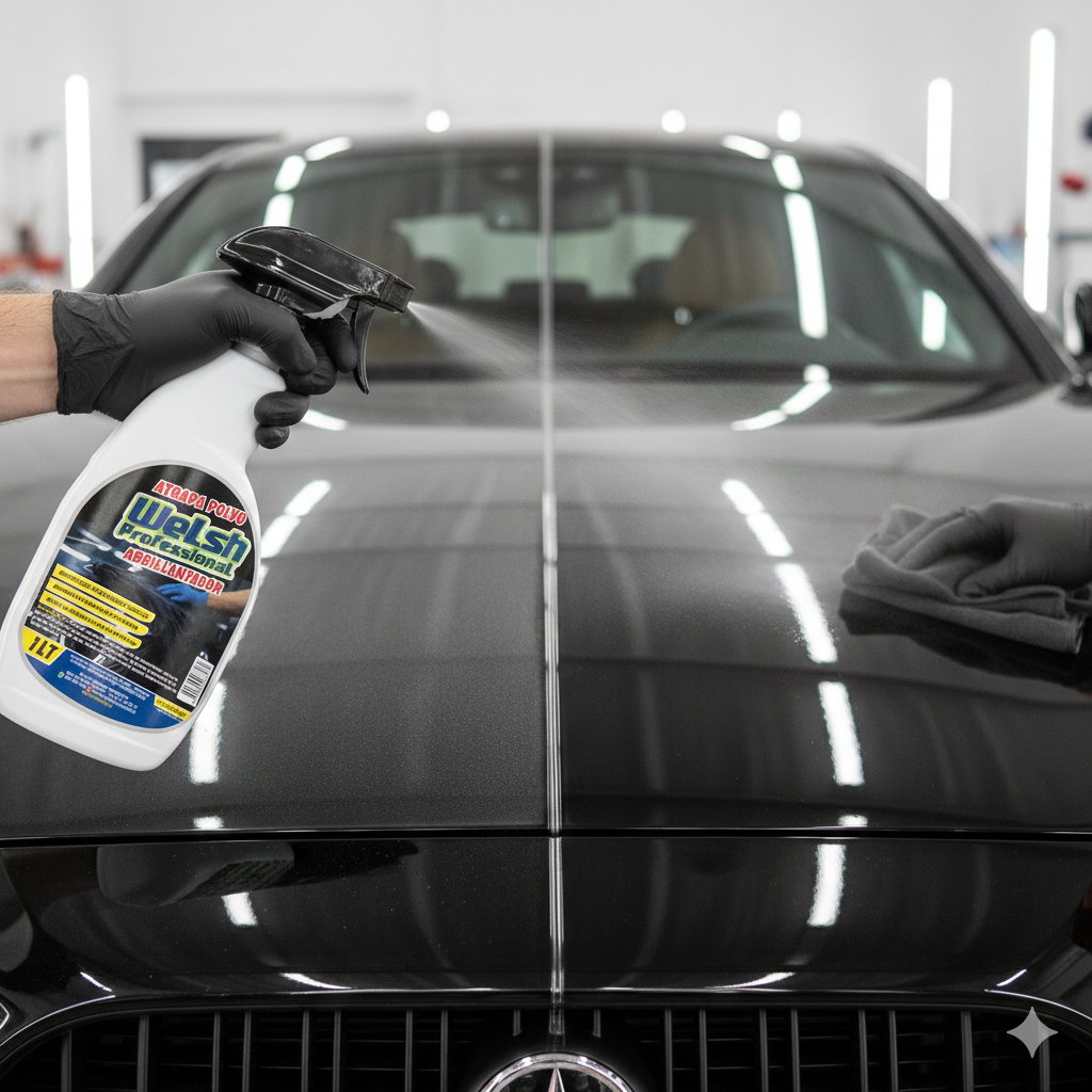 Atrapapolvo Abrillantador Lavado Ecologico En Seco Botella 1L