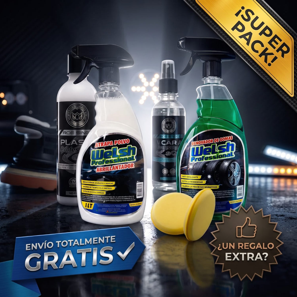Pack Full: Plásticos, carrocería, neumas y aroma + ENVÍO GRÁTIS