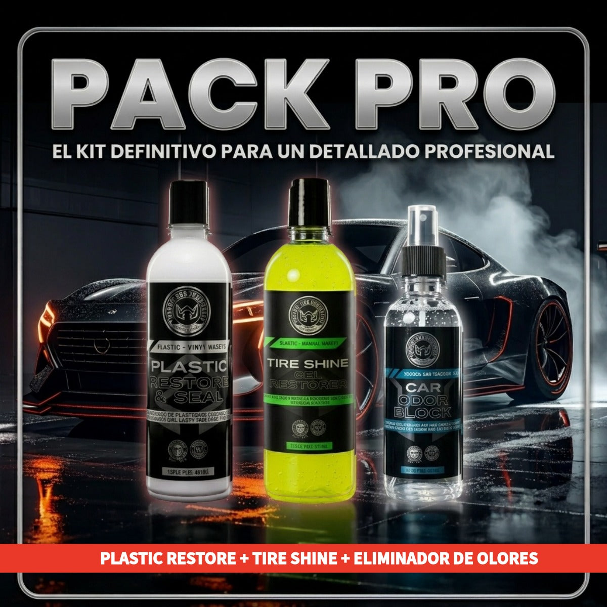 Pack Pro: Plásticos, neumáticos y aromas.